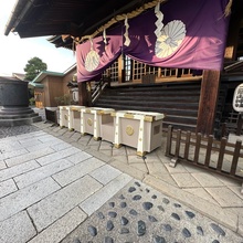 超大型　ステンレス製　賽銭箱　三連